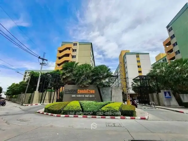 คอนโดเช่าชลบุรี ใกล้เซนทรัลชลบุรี Lumpini condo เดินทางสะดวกติดถนนสุขุมวิท ใกล้เซนทรัลชลบุรี CR0206